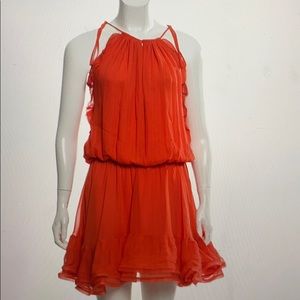 Alexis Silk Red Mini Dress